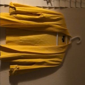 Sweater Jacket 🧥 Yellow Mustered Color